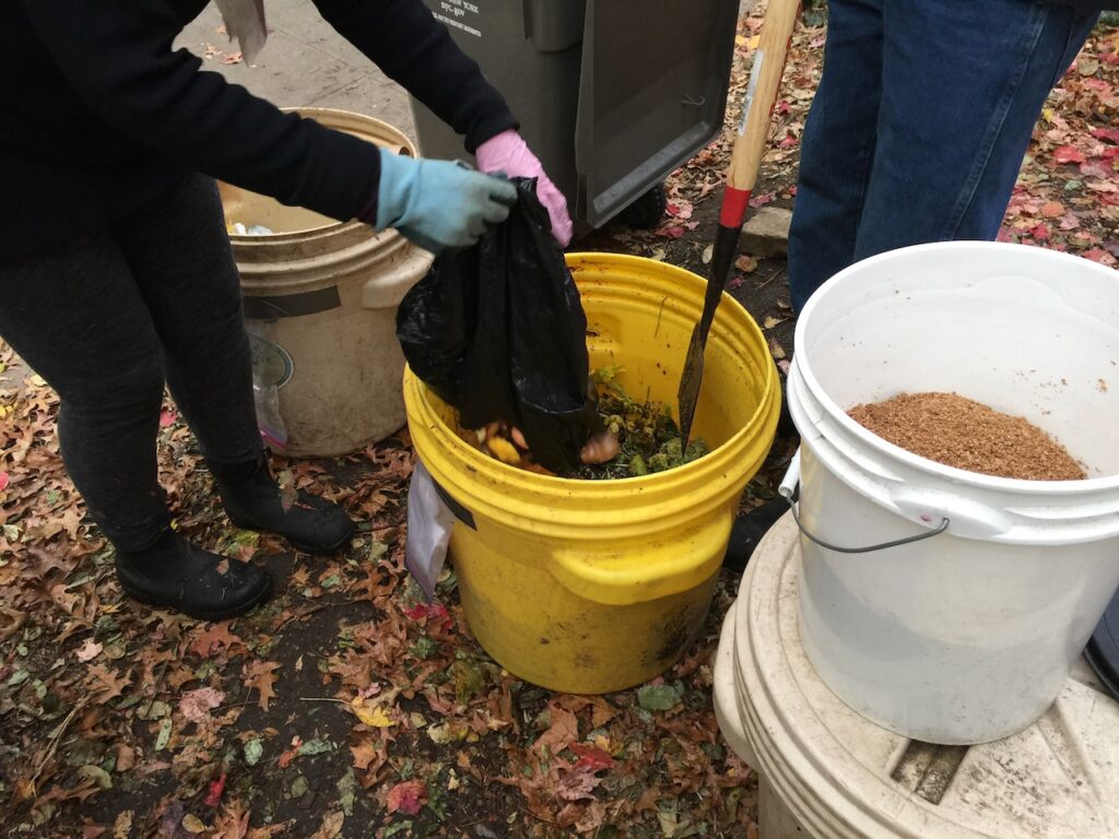 bokashi process Down to Earth Garden