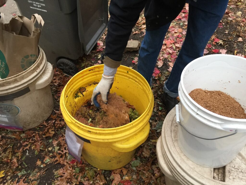 bokashi process Down to Earth Garden