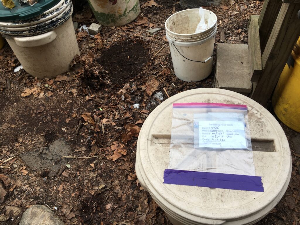 bokashi process Down to Earth Garden